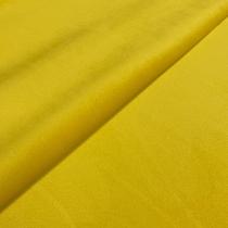 Tecido Suede Veludo Paris Amarelo Ouro Liso Para Sofá Cadeira e Cortina 1,40m largura