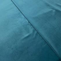 Tecido Suede Veludo Paris Azul Esmeralda Liso Para Sofá Cadeira e Cortina 1,40m largura - Suede P/ Cortina e Sofá