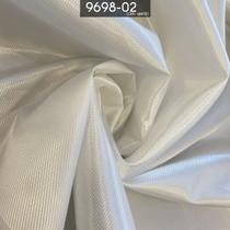 Tecido Tafetá Acetinado Diagonal 100% Poliester Off White