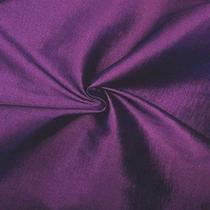 Tecido tafetá elástico roxo com 60" de largura, mistura de poliéster Tecido tafetá elástico roxo com 60" de largura, mistura de poliéster
