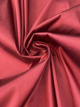 Tecido Tafetá Toque de Seda Marsala
