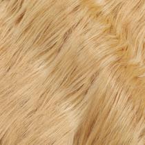 Tecido Tatuo Camel Faux Fur 150x45cm para artesanato DIY