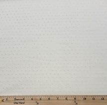 Tecido texturizado de mistura de algodão com poás, 147 cm de largura, branco Tecido texturizado de mistura de algodão com poás, 147 cm de largura, branco