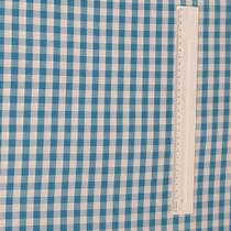 Tecido Toalha Mesa Oxford Xadrez Azul e Branco 50cm x 1,50m