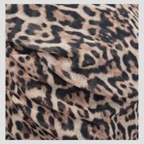 Tecido toque de seda 1.50mts/larg animal print escuro metro Tecido toque de seda 1.50mts/larg animal print escuro metro