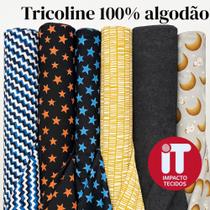 Tecido Tricoline 100% Algodão 50cm x 1,50 (Est 134 a 188)