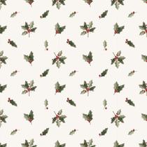 Tecido Tricoline 100% Algodão Digital - Mini Azevinhas - NAT107 - 50cm x 1,50m