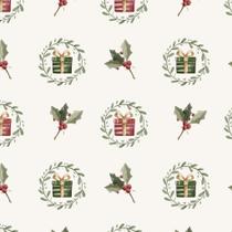 Tecido Tricoline 100% Algodão Digital - Presentinhos na Mandala - NAT111 - 50cm x 1,50m