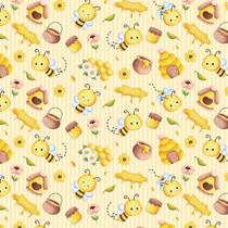 Tecido Tricoline Abelhinhas com Listras Amarela - (Abelha) Coleção Bee - Peripan - 50 x 150 cm - Ideal para Artesanato e Patchwork Tecido Tricoline Abelhinhas com Listras Amarela - (Abelha) Coleção Bee - Peripan - 50 x 150 cm - Ideal para Artesanato e Patchwork