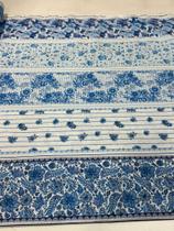 Tecido Tricoline Barrado Digital - 5 Faixas - Varias Opções - 100% algodão - Impacto Tecidos