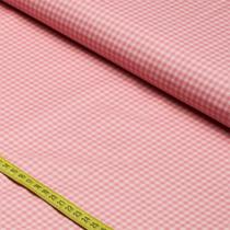 Tecido Tricoline Basics Colors : Xadrez Rosa (0,50x1,50)