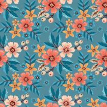 Tecido Tricoline Coleção Modern Flowers 0,50x1,50 mt Tecido Tricoline Coleção Modern Flowers 0,50x1,50 mt