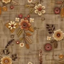 Tecido Tricoline Digital 100% algodão - 50x75 cm cada - Foxxy Flor Camurça