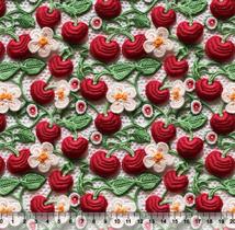 Tecido Tricoline Digital Acelora 1 3D - Coleção Frutas 85329