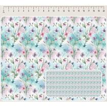 Tecido tricoline digital Coleção Floricultura mini floral 50 x 150 cm Tecido tricoline digital Coleção Floricultura mini floral 50 x 150 cm