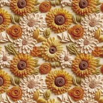 Tecido Tricoline Digital Floral 1mt x 1,50 mt 100% Algodão Artesanato, Mesa posta, Decoração - Tecido Tricoline Digital Floral 1mt x 1,50 mt 100% Algodão Artesanato, Mesa posta, Decoração -