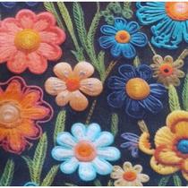 Tecido Tricoline Digital Floral Colorido, Estampa de Flores em Azul, Laranja e Rosa 50x150cm, Fernando Maluhy Tecido Tricoline Digital Floral Colorido, Estampa de Flores em Azul, Laranja e Rosa 50x150cm, Fernando Maluhy