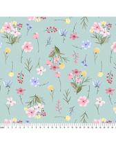 Tecido Tricoline Digital Floral Petúnia - 50 x 150 cm - Artesanalle Tecidos