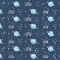Tecido Tricoline Digital Planetas Fundo Marinho (Espacial) - Peripan - 50 x 150 cm Tecido Tricoline Digital Planetas Fundo Marinho (Espacial) - Peripan - 50 x 150 cm
