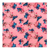 Tecido tricoline digital premium 1.40mts/larg stitch rosa metro Tecido tricoline digital premium 1.40mts/larg stitch rosa metro