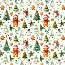 Tecido Tricoline Digital Ursos e Árvores - Contos de Natal - Peripan - 50 x 150 cm Tecido Tricoline Digital Ursos e Árvores - Contos de Natal - Peripan - 50 x 150 cm