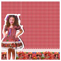 Tecido tricoline estampa 3d 1.50mts/larg xadrez festa junina metro Tecido tricoline estampa 3d 1.50mts/larg xadrez festa junina metro