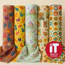 Tecido TRICOLINE Estampado 100% Algodão 50cmx1,50m Est 378 a 400 Tecido TRICOLINE Estampado 100% Algodão 50cmx1,50m Est 378 a 400