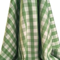 Tecido Tricoline Estampado 100% Algodão Xadrez 1,00x1,40m Cor:Verde Claro Tecido Tricoline Estampado 100% Algodão Xadrez 1,00x1,40m Cor:Verde Claro