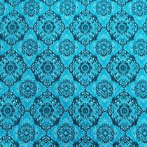 Tecido Tricoline Estampado Bandana Azul Tecido Tricoline Estampado Bandana Azul