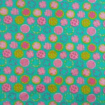 Tecido Tricoline Estampado Caldera Trevo Quatro Folhas Colorido Tecido Tricoline Estampado Caldera Trevo Quatro Folhas Colorido