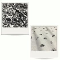 Tecido Tricoline Estampado Caveirinha 100% Algodão para Artesanatos - 1,40m Tecido Tricoline Estampado Caveirinha 100% Algodão para Artesanatos - 1,40m