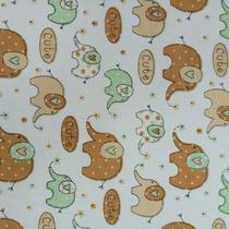 Tecido Tricoline Estampado Elefante