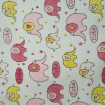 Tecido Tricoline Estampado Elefante