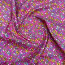 Tecido Tricoline Estampado Floral 100% Algodão 1,40m para Roupas e Artesanatos Tecido Tricoline Estampado Floral 100% Algodão 1,40m para Roupas e Artesanatos