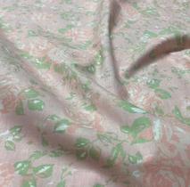 Tecido Tricoline Estampado Floral 100% Algodão 1,40m para Roupas e Artesanatos Tecido Tricoline Estampado Floral 100% Algodão 1,40m para Roupas e Artesanatos