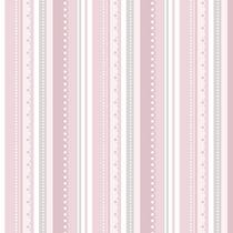 Tecido Tricoline Estampado Listrado/Renda Rosa Tecido Tricoline Estampado Listrado/Renda Rosa