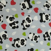 Tecido Tricoline Estampado Panda