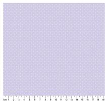 Tecido Tricoline Estampado Poá, Lilás, 50x150cm, Caldeira Tecido Tricoline Estampado Poá, Lilás, 50x150cm, Caldeira