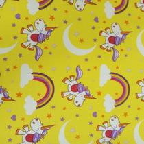 Tecido Tricoline Estampado Unicórnio