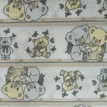 Tecido Tricoline Estampado Urso