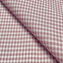 Tecido Tricoline Estampado Xadrez Rose - 1,50m de Largura Tecido Tricoline Estampado Xadrez Rose - 1,50m de Largura