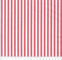 Tecido Tricoline Fio Tinto Listrado Vermelho L.229 cor - 1040 150x50cm, Caldeira