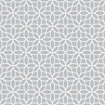 Tecido Tricoline Geométrico Nature Cinza - Peripan - 50 cm x 150 cm