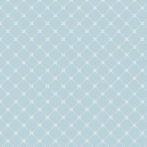 Tecido Tricoline Geométrico Treliçado Azul Claro para Artesanato - Fuxicos e Fricotes - 50 x 150 cm