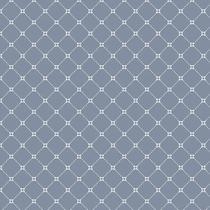 Tecido Tricoline Geométrico Treliçado Azul Oceano para Artesanato - Fuxicos e Fricotes - 50 x 150 cm