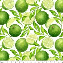 Tecido Tricoline Limão - Peripan - 50 x 150 cm - Ideal para Artesanato e Patchwork