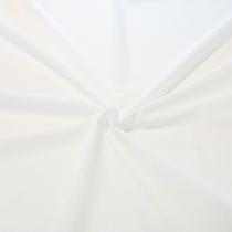 Tecido tricoline liso 50% algodão 50% poliéster branco