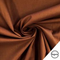 Tecido Tricoline Liso Marrom Chocolate - 50x150cm