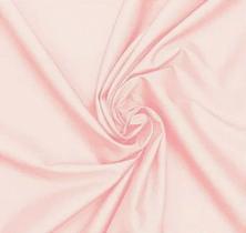 Tecido Tricoline Liso Rosa Claro para Bebê - 50 x 150 cm