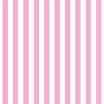 Tecido Tricoline Listrado Rosa (8 mm) - Peripan - 50 x 150 cm - Ideal para Artesanato e Patchwork